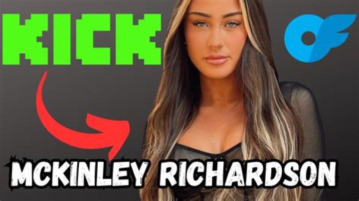 Exclusive Leaks: McKinley Richardson's OnlyFans Content Exposed