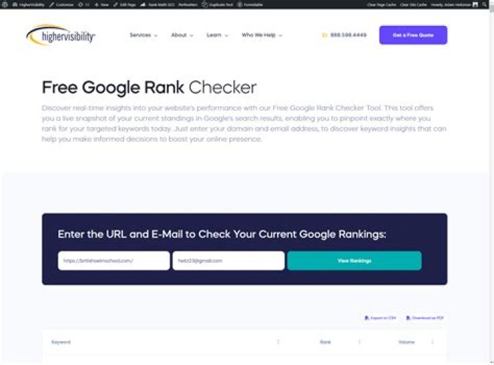 Free Google Rank Checker Tool: Check Your Website's Ranking Fast