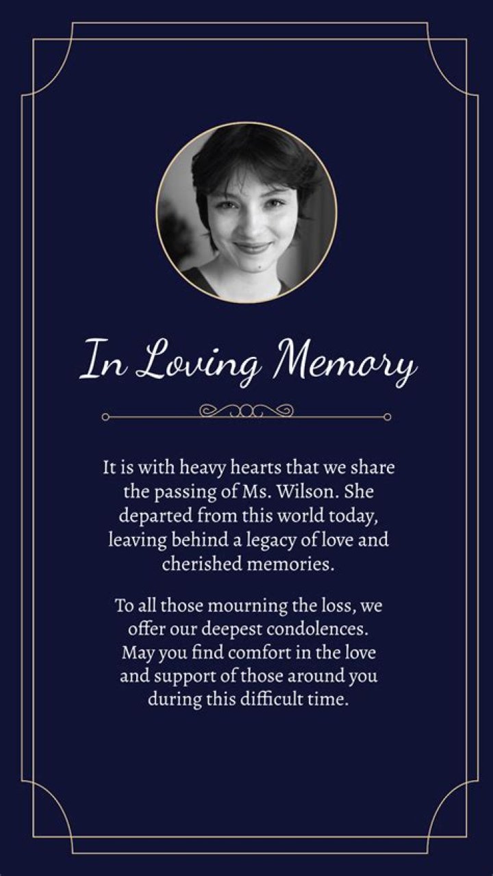Helen O'Neill Obituary Announcement - Heartfelt Remembrance